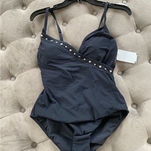 AMORESSA FREEDOM NAOMI black one piece swimsuit